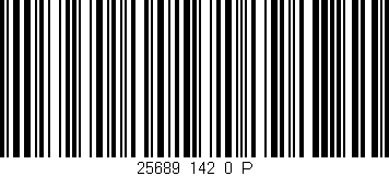 Código de barras (EAN, GTIN, SKU, ISBN): '25689_142_0_P'