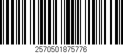Código de barras (EAN, GTIN, SKU, ISBN): '2570501875776'