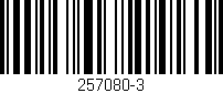 Código de barras (EAN, GTIN, SKU, ISBN): '257080-3'