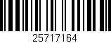 Código de barras (EAN, GTIN, SKU, ISBN): '25717164'