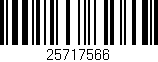 Código de barras (EAN, GTIN, SKU, ISBN): '25717566'