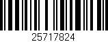 Código de barras (EAN, GTIN, SKU, ISBN): '25717824'