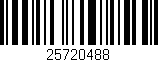 Código de barras (EAN, GTIN, SKU, ISBN): '25720488'