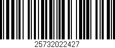 Código de barras (EAN, GTIN, SKU, ISBN): '25732022427'
