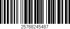Código de barras (EAN, GTIN, SKU, ISBN): '25768245487'