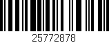 Código de barras (EAN, GTIN, SKU, ISBN): '25772878'