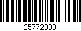 Código de barras (EAN, GTIN, SKU, ISBN): '25772880'