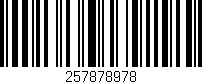 Código de barras (EAN, GTIN, SKU, ISBN): '257878978'
