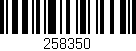Código de barras (EAN, GTIN, SKU, ISBN): '258350'
