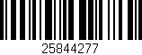 Código de barras (EAN, GTIN, SKU, ISBN): '25844277'