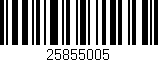 Código de barras (EAN, GTIN, SKU, ISBN): '25855005'