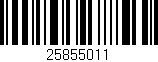 Código de barras (EAN, GTIN, SKU, ISBN): '25855011'