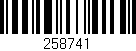 Código de barras (EAN, GTIN, SKU, ISBN): '258741'