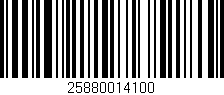 Código de barras (EAN, GTIN, SKU, ISBN): '25880014100'