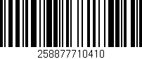 Código de barras (EAN, GTIN, SKU, ISBN): '258877710410'