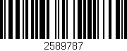 Código de barras (EAN, GTIN, SKU, ISBN): '2589787'