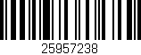 Código de barras (EAN, GTIN, SKU, ISBN): '25957238'