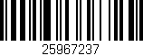 Código de barras (EAN, GTIN, SKU, ISBN): '25967237'
