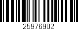 Código de barras (EAN, GTIN, SKU, ISBN): '25976902'
