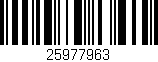 Código de barras (EAN, GTIN, SKU, ISBN): '25977963'