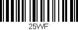 Código de barras (EAN, GTIN, SKU, ISBN): '25WF'