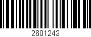 Código de barras (EAN, GTIN, SKU, ISBN): '2601243'