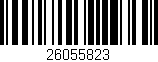 Código de barras (EAN, GTIN, SKU, ISBN): '26055823'