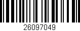 Código de barras (EAN, GTIN, SKU, ISBN): '26097049'