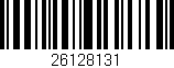 Código de barras (EAN, GTIN, SKU, ISBN): '26128131'