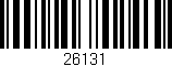 Código de barras (EAN, GTIN, SKU, ISBN): '26131'