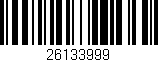 Código de barras (EAN, GTIN, SKU, ISBN): '26133999'