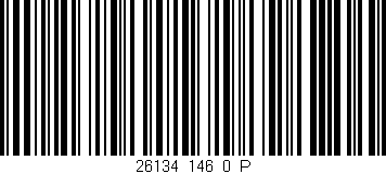 Código de barras (EAN, GTIN, SKU, ISBN): '26134_146_0_P'