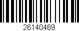 Código de barras (EAN, GTIN, SKU, ISBN): '26140469'