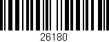 Código de barras (EAN, GTIN, SKU, ISBN): '26180'