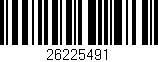 Código de barras (EAN, GTIN, SKU, ISBN): '26225491'