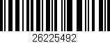 Código de barras (EAN, GTIN, SKU, ISBN): '26225492'