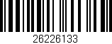Código de barras (EAN, GTIN, SKU, ISBN): '26226133'