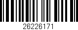 Código de barras (EAN, GTIN, SKU, ISBN): '26226171'