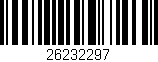 Código de barras (EAN, GTIN, SKU, ISBN): '26232297'