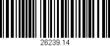Código de barras (EAN, GTIN, SKU, ISBN): '26239.14'