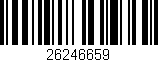 Código de barras (EAN, GTIN, SKU, ISBN): '26246659'