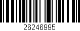 Código de barras (EAN, GTIN, SKU, ISBN): '26246995'