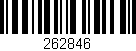 Código de barras (EAN, GTIN, SKU, ISBN): '262846'