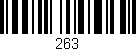 Código de barras (EAN, GTIN, SKU, ISBN): '263'
