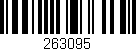 Código de barras (EAN, GTIN, SKU, ISBN): '263095'