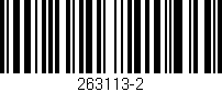 Código de barras (EAN, GTIN, SKU, ISBN): '263113-2'