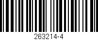 Código de barras (EAN, GTIN, SKU, ISBN): '263214-4'