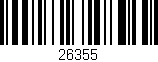 Código de barras (EAN, GTIN, SKU, ISBN): '26355'