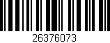 Código de barras (EAN, GTIN, SKU, ISBN): '26376073'