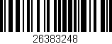 Código de barras (EAN, GTIN, SKU, ISBN): '26383248'